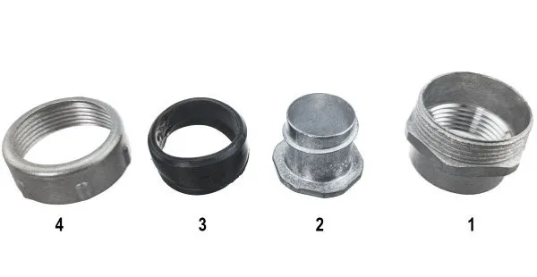 Резьбовой крепежный элемент с внутренней резьбой РКВ-75 У2 IP54 ГОФРОМАТИК (ЗЭТАРУС) - Фото 3