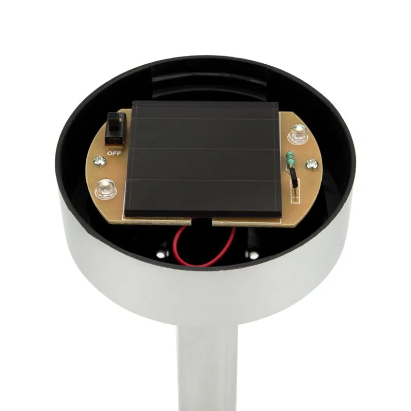 Светильник грунтовый Шар ⌀250, 6500К, со встроенным аккумулятором, солнечной панелью, датчиком освещенности LAMPER - Фото 4