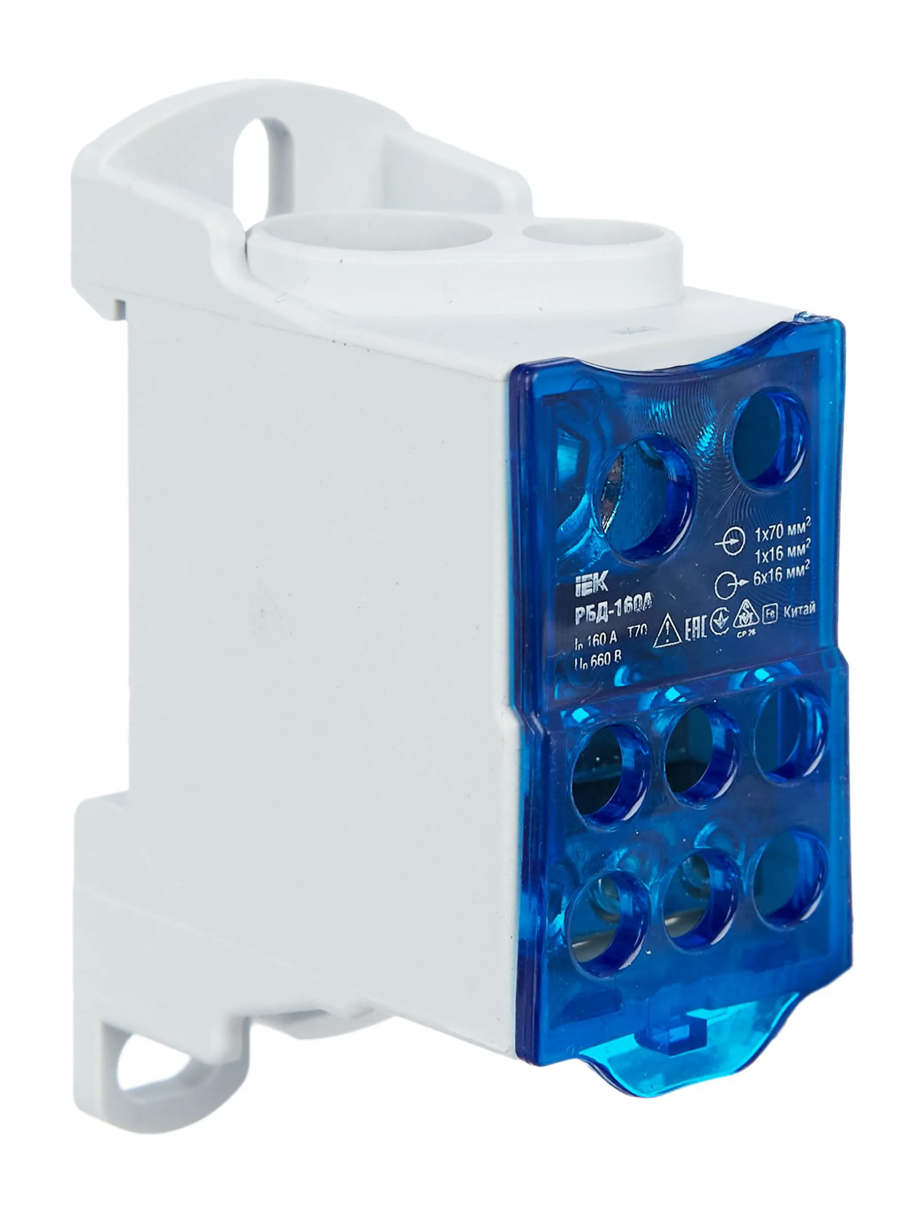 Блок распределительный РБД-160А на DIN-рейку IEK - Фото 7