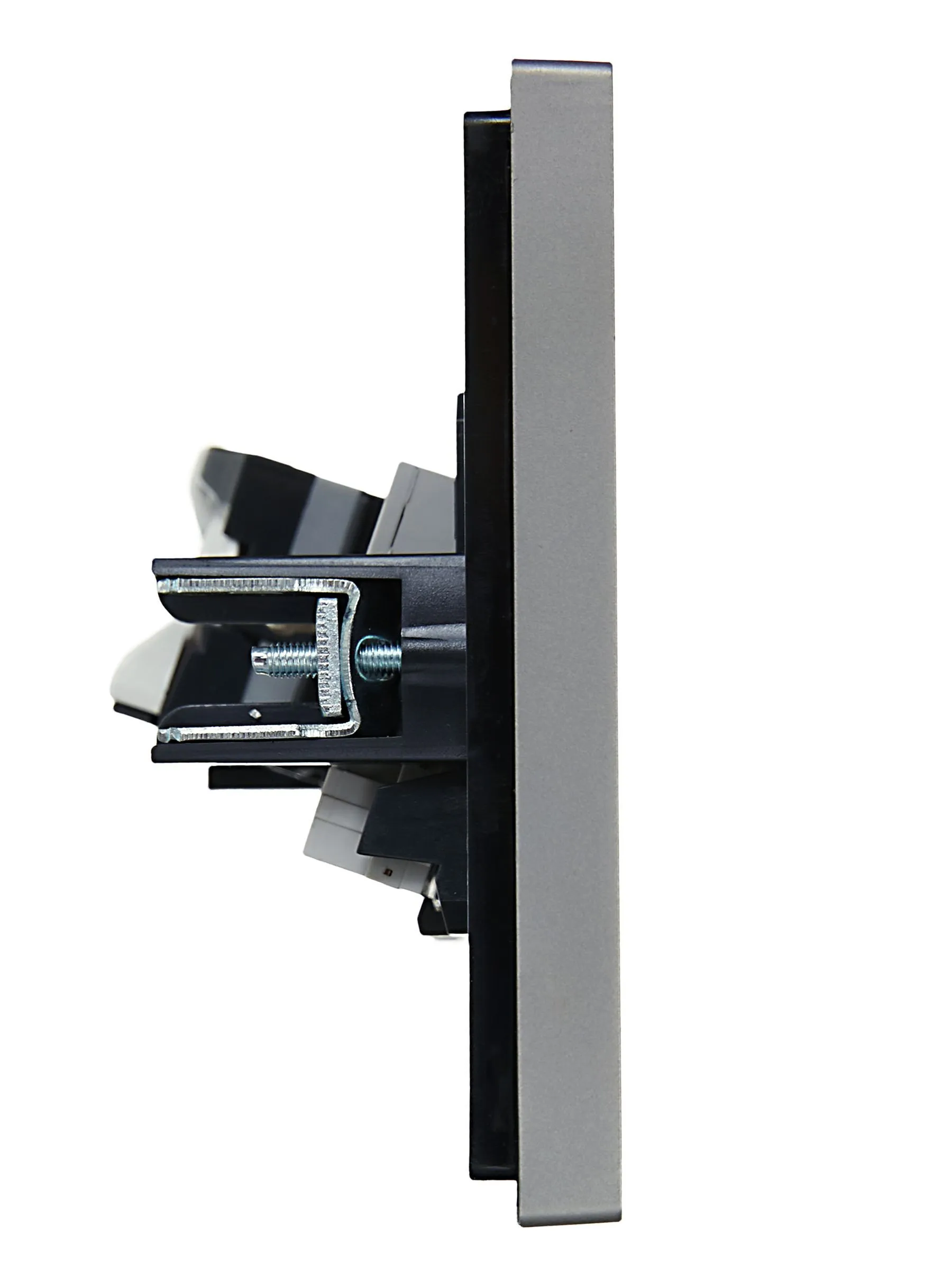 FORTE&PIANO Розетка двойная RJ11+RJ45 кат.5E FP535 сталь IEK - Фото 3