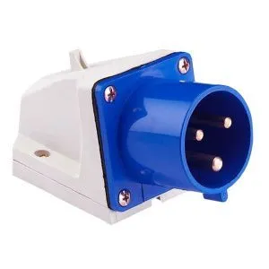 Вилка стац. 523 2Р+РЕ 32А 220В IP44 EKF ps-523-32-220