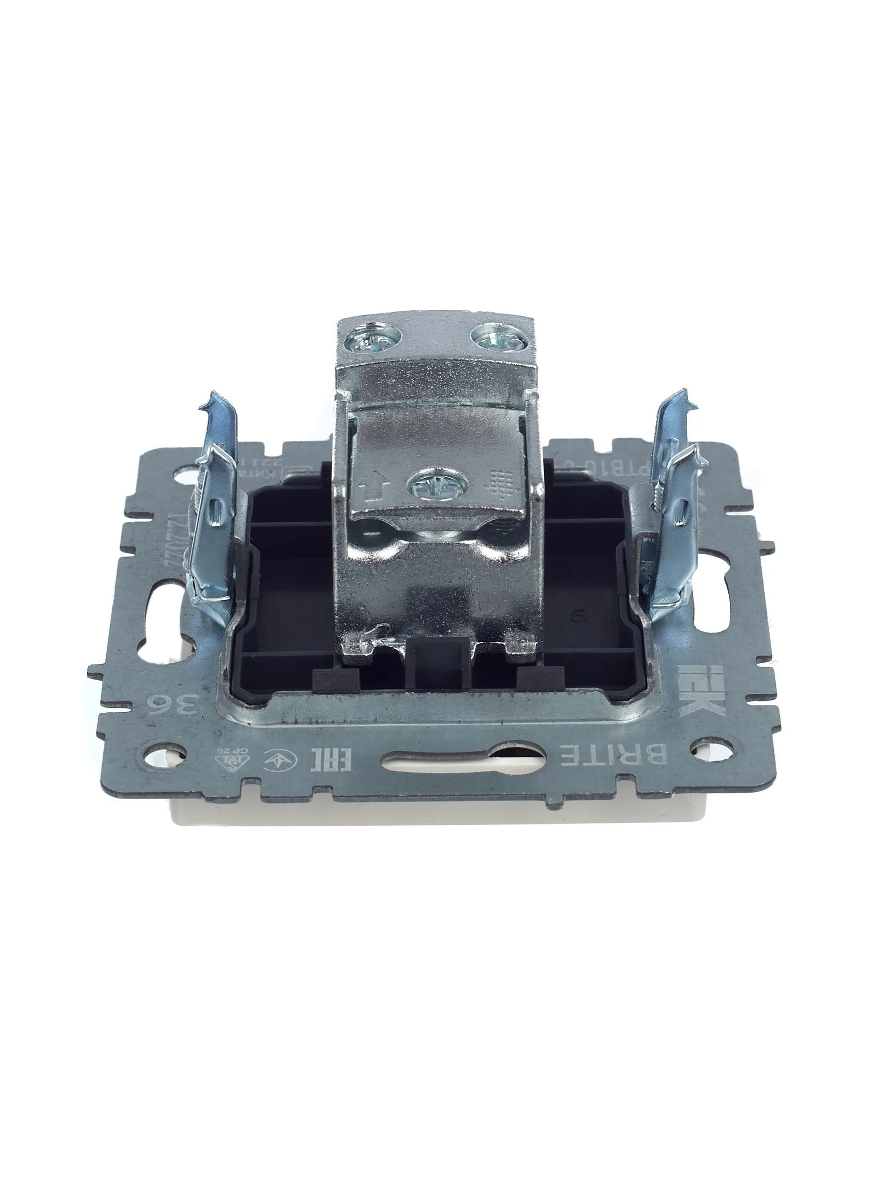 BRITE Розетка TV проходная РТВ10-0-БрЖ жемчуг IEK - Фото 7