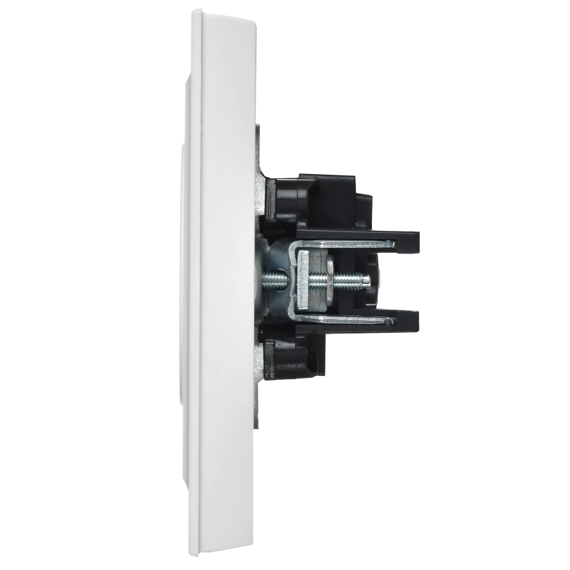 BRITE Розетка 1-местная без заземления без защитных шторок 10А в сборе РСР10-1-0-БрАБ арктический белый IEK - Фото 6