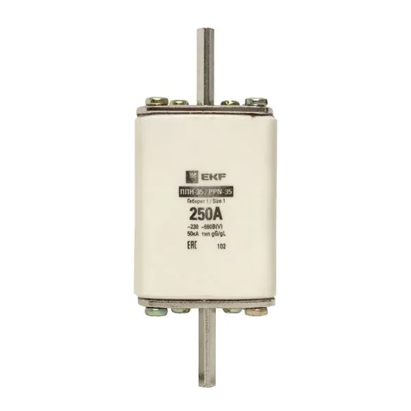 Плавкая вставка ППН-35 250/250А габарит 1 EKF - Фото 4