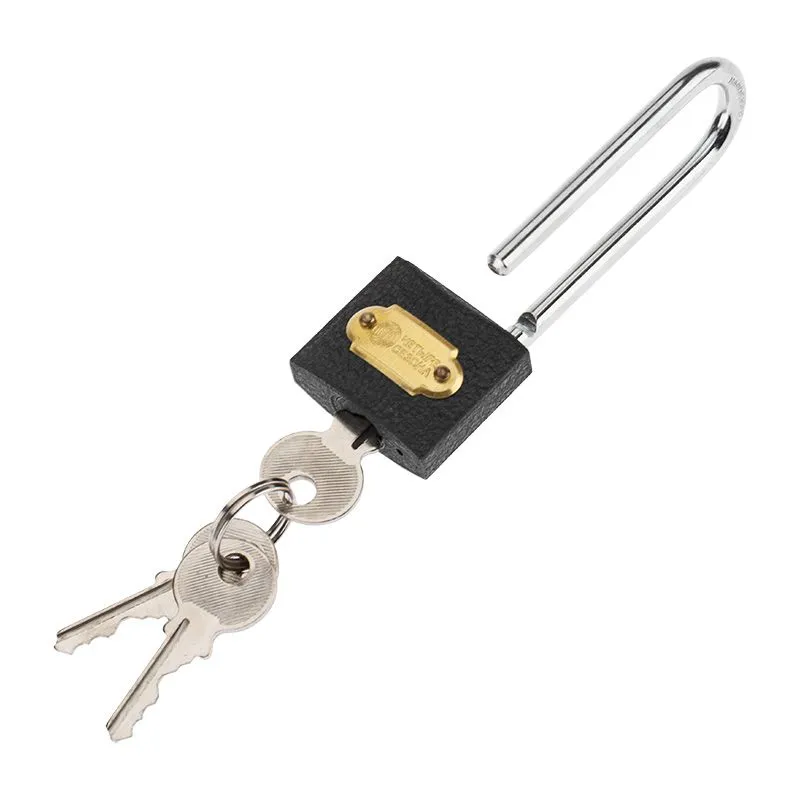 Замок навесной серия «Чугун» 32 мм длинная дужка ЧЕТЫРЕ СЕЗОНА - Фото 4