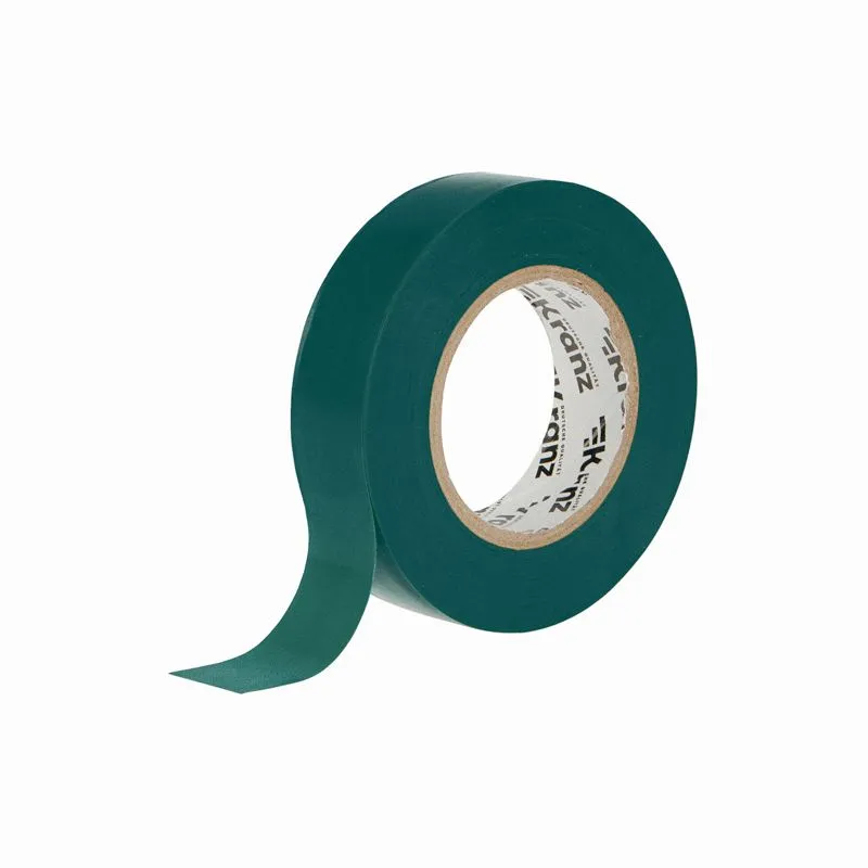 Изолента ПВХ 0,13х19мм, 25м, зеленая KRANZ - Фото 3