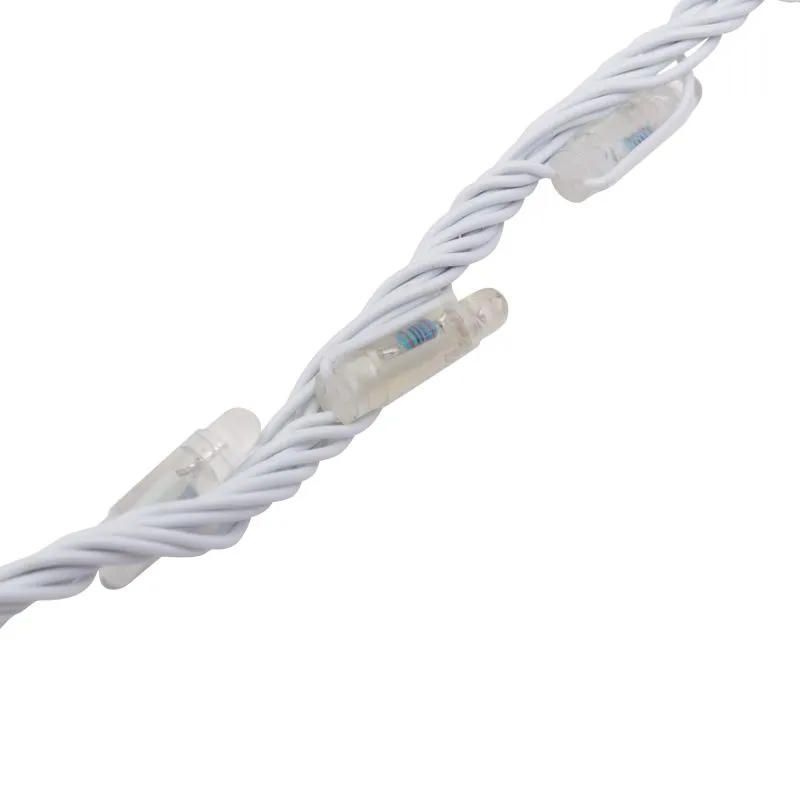 Гирлянда LED - Умный дождь, 3 секции 1x3 м, 4x3 нитей, 30W, 24V, 8 каналов, 672 БЕЛЫХ диода, IP65 - Фото 4