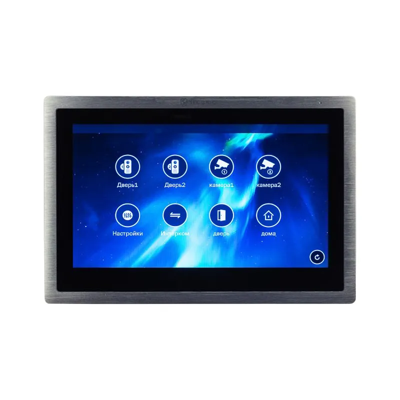 Цветной монитор  видеодомофона 10,1" формата AHD(1080P), с сенсорным экраном, детектором движения, функцией фото- и видеозаписи (модель AC-440) - Фото 3