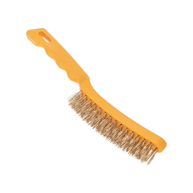 Щетка по металлу с пластиковой ручкой 4 ряд. 260 мм Kranz - Фото 2