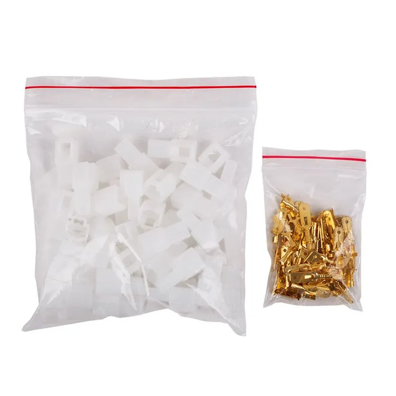 Клемма плоская штекер 6.3 мм 1-1.5 мм² (РП-п 1.5-(6.3)) + колодка REXANT - Фото 4