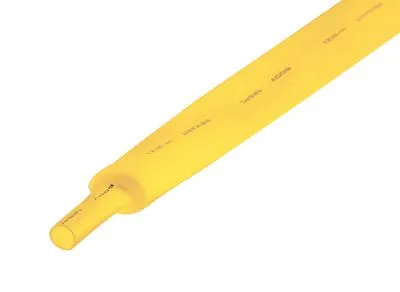 Трубка термоусаживаемая ТУТ нг 22,0/11,0мм, желтая, упаковка 10 шт. по 1м REXANT - Фото 2