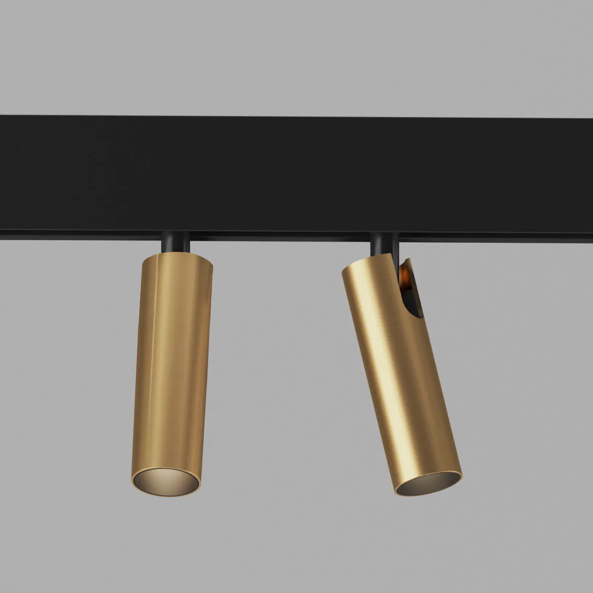 Slim Magnetic Трековый светильник 14W 4200K Dual (латунь) 85046/01 Elektrostandard