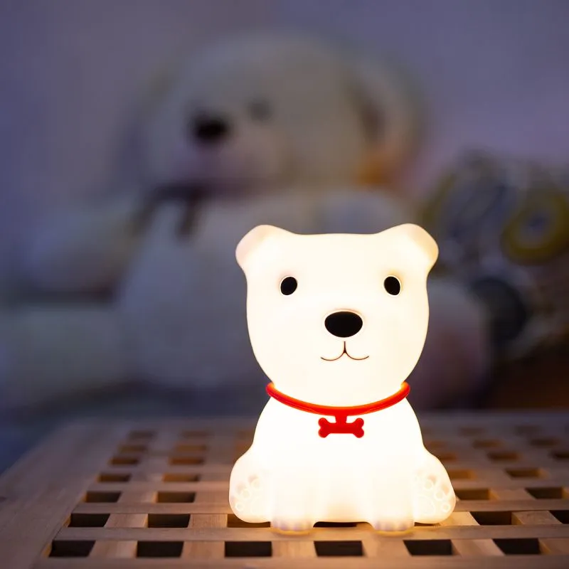 Силиконовый ночник Щенок - Фото 3