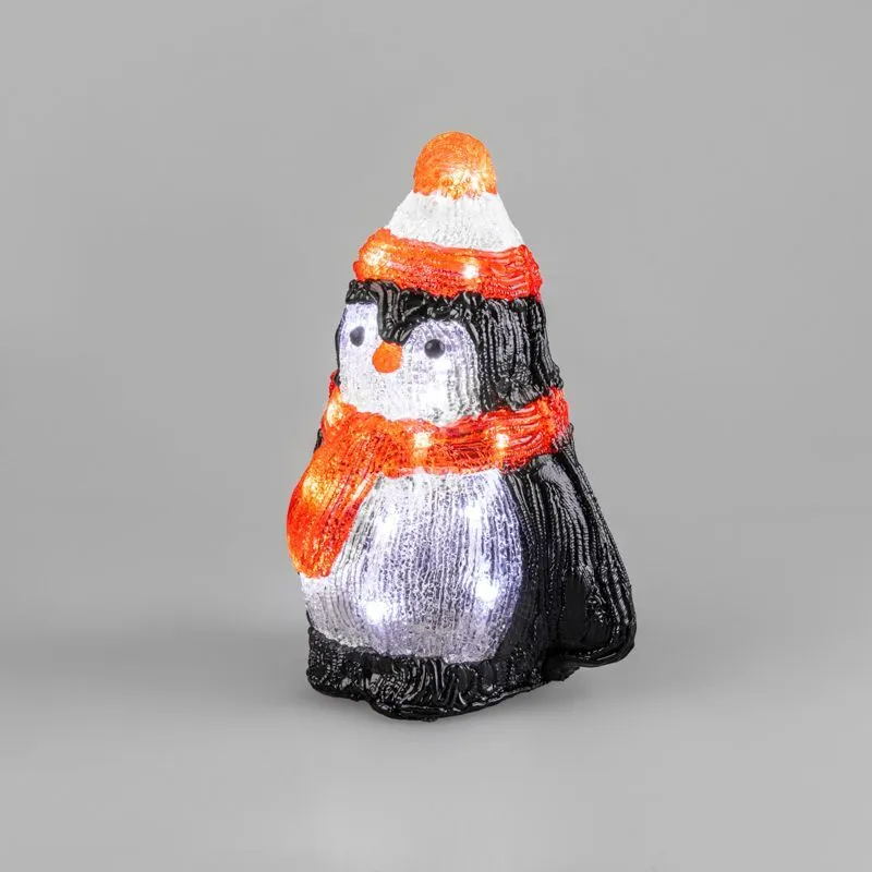 Акриловая светодиодная фигура Пингвиненок 19х14,5х25 см, 20 светодиодов, батарейки 2хAA (не входят в комплект) NEON-NIGHT 513-323