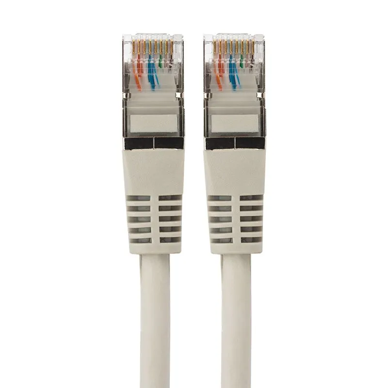 Шнур коммутационный, патч-корд F/UTP RJ45-RJ45, CAT 5e, LSZH серый, 3м REXANT - Фото 4
