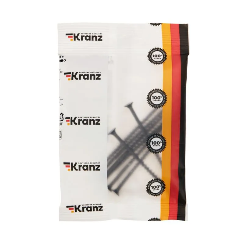 Саморез гипсокартон-дерево KRANZ 4.2х75, пакет (10шт.) - Фото 3