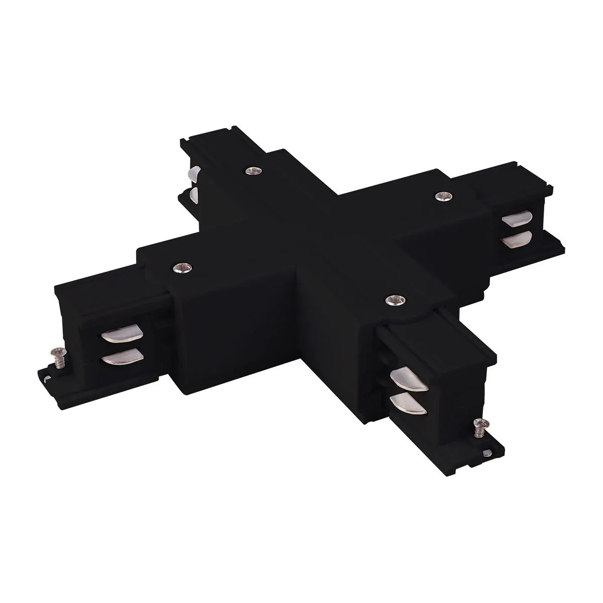 Коннектор X-образный для трехфазного шинопровода черный TRC-1-3-X-BK Elektrostandard