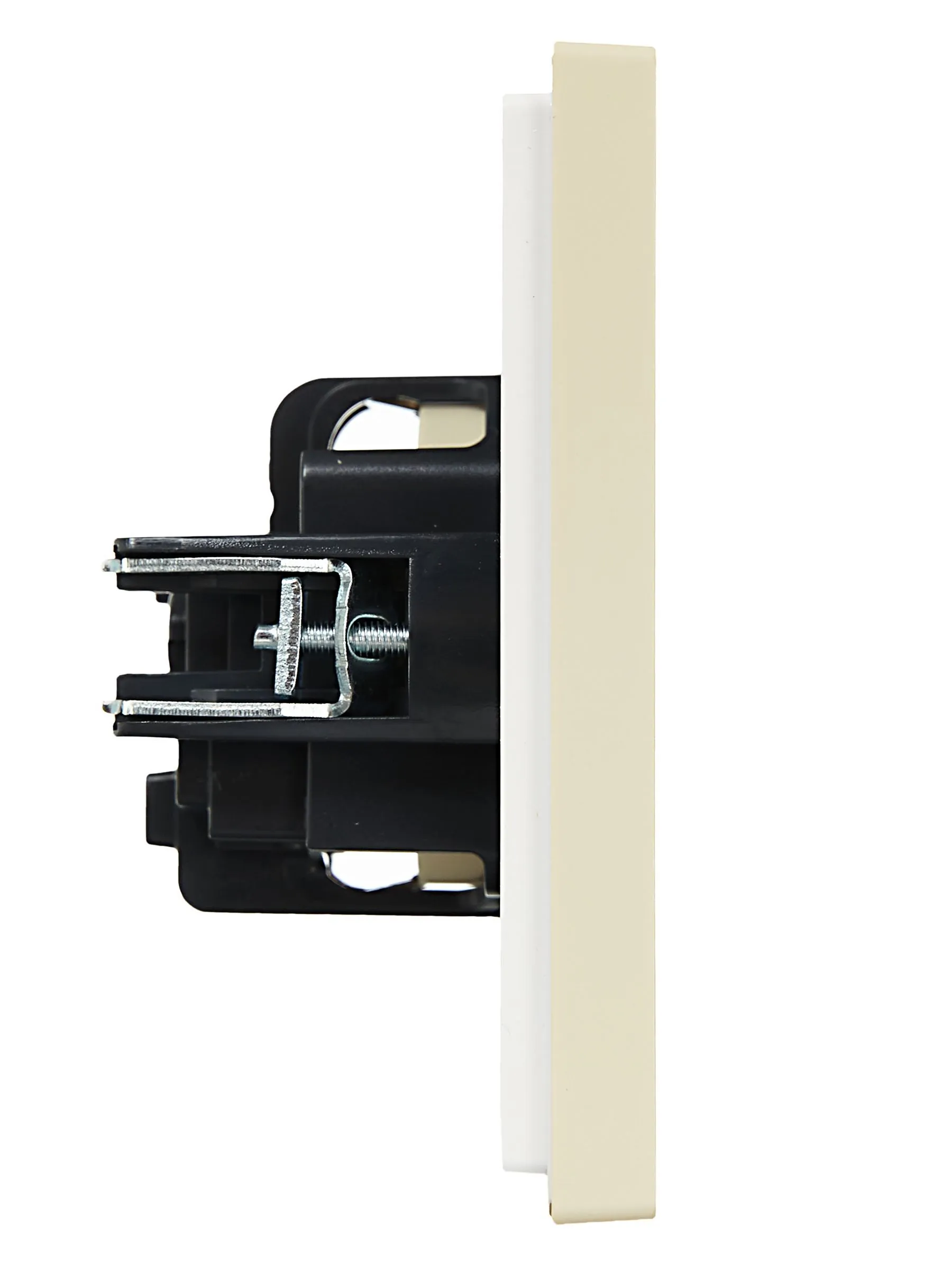 FORTE&PIANO Розетка 1-местная с заземлением с защитными шторками винтовое крепление 16А FP415 ваниль IEK - Фото 5