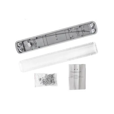 Светильник промышленный  ДСП 12-2х10-001 прозрачный для LED-ламп Т8 G13 _2x600  IP65 ДСП-12-2х10-001П