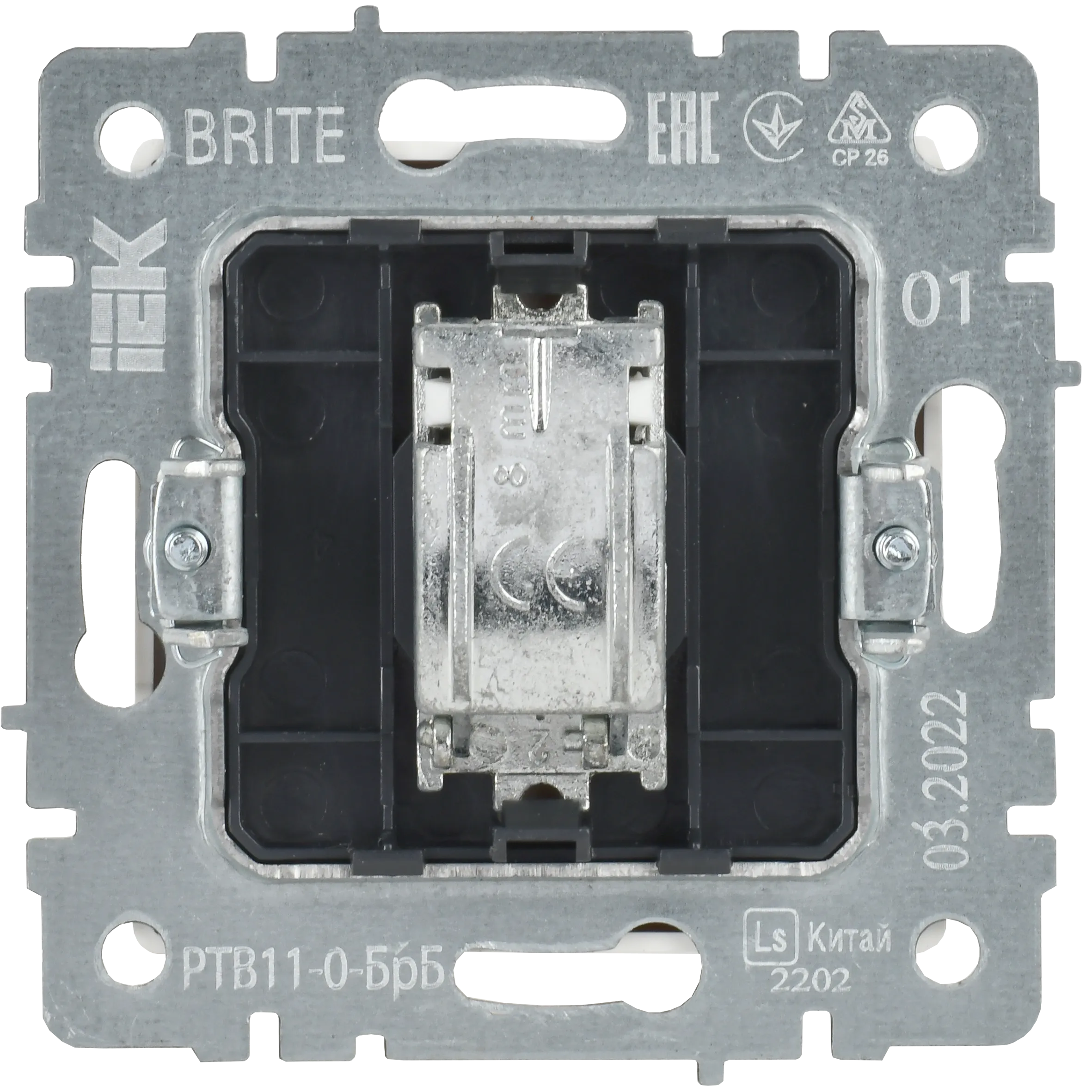 BRITE Розетка TV оконечная РТВ11-0-БрБ белый IEK - Фото 4