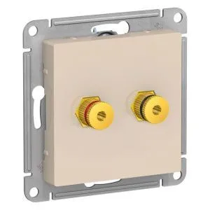 Розетка аудио 2-м AtlasDesign беж. SE ATN000287 1240213