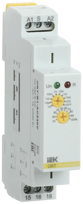 Реле задержки выключения ORT 1 контакт 230В AC IEK