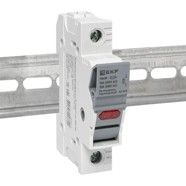 Предохранитель-разъединитель DF 10х38 1Р (тип ПВЦ) EKF - Фото 3
