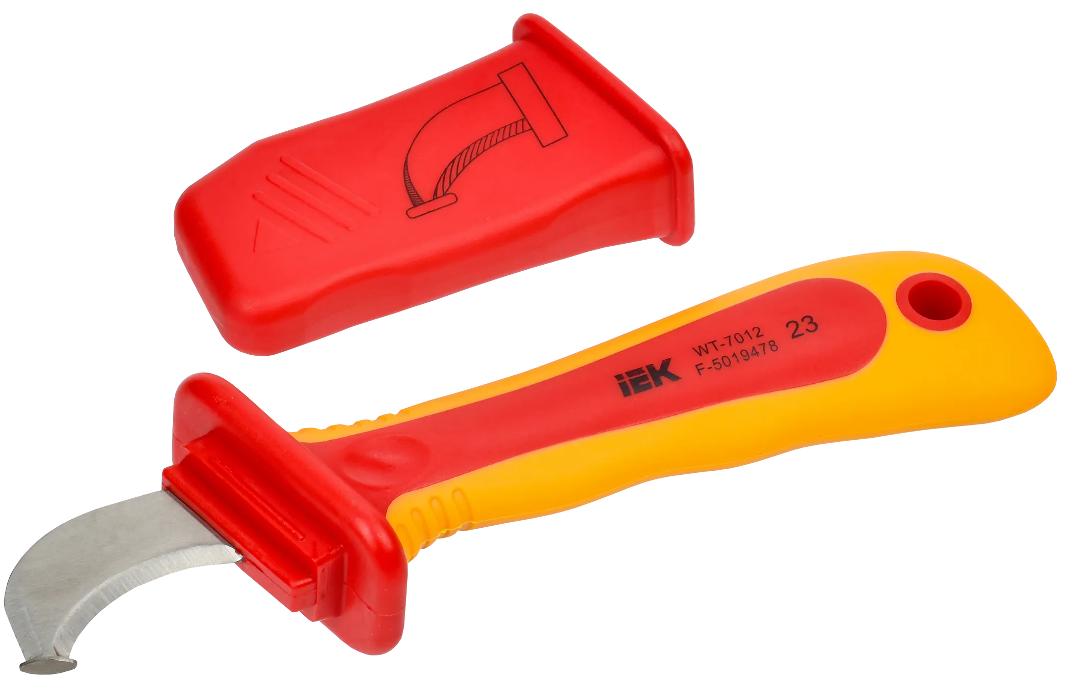 ARMA2L 3 Нож для снятия изоляции с пяткой К1 IEK A2L3-KN11-K1-02