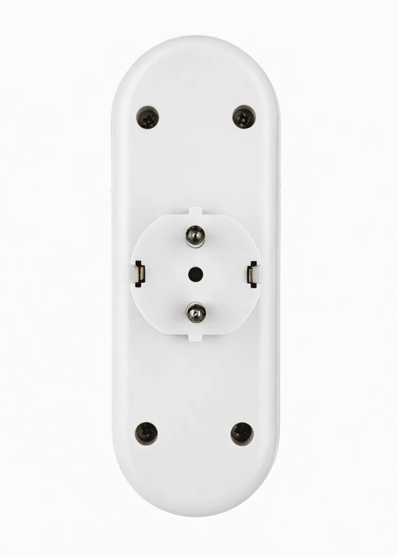Разветвитель электрический 3 розетки с заземлением, 16А, белый DEKRON - Фото 4