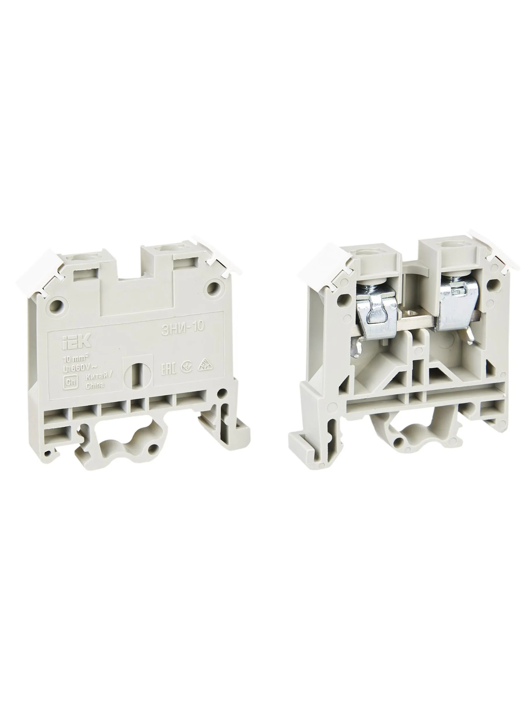 Зажим наборный ЗНИ-10мм2 (JXB70А) серый IEK - Фото 5