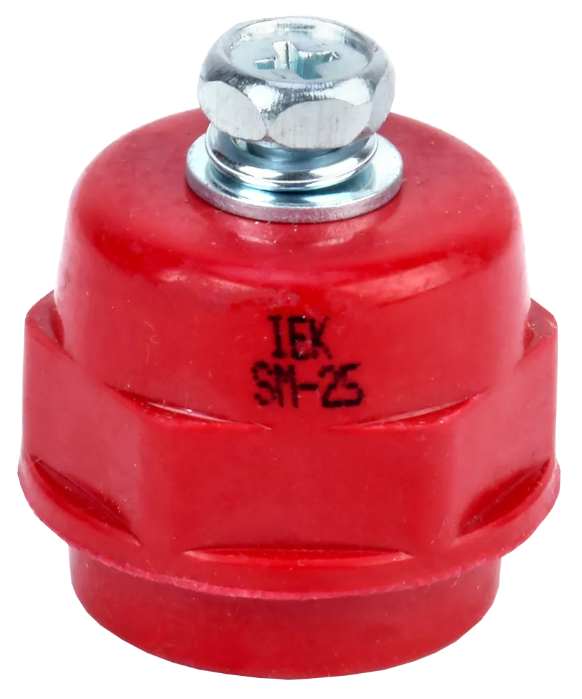 Изолятор SM25 (М6) силовой с болтом IEK