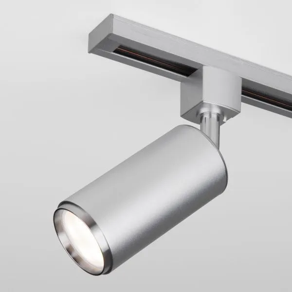 Светильник трековый для однофазного шинопровода Svit GU10 хром матовый MRL 1013 Elektrostandard