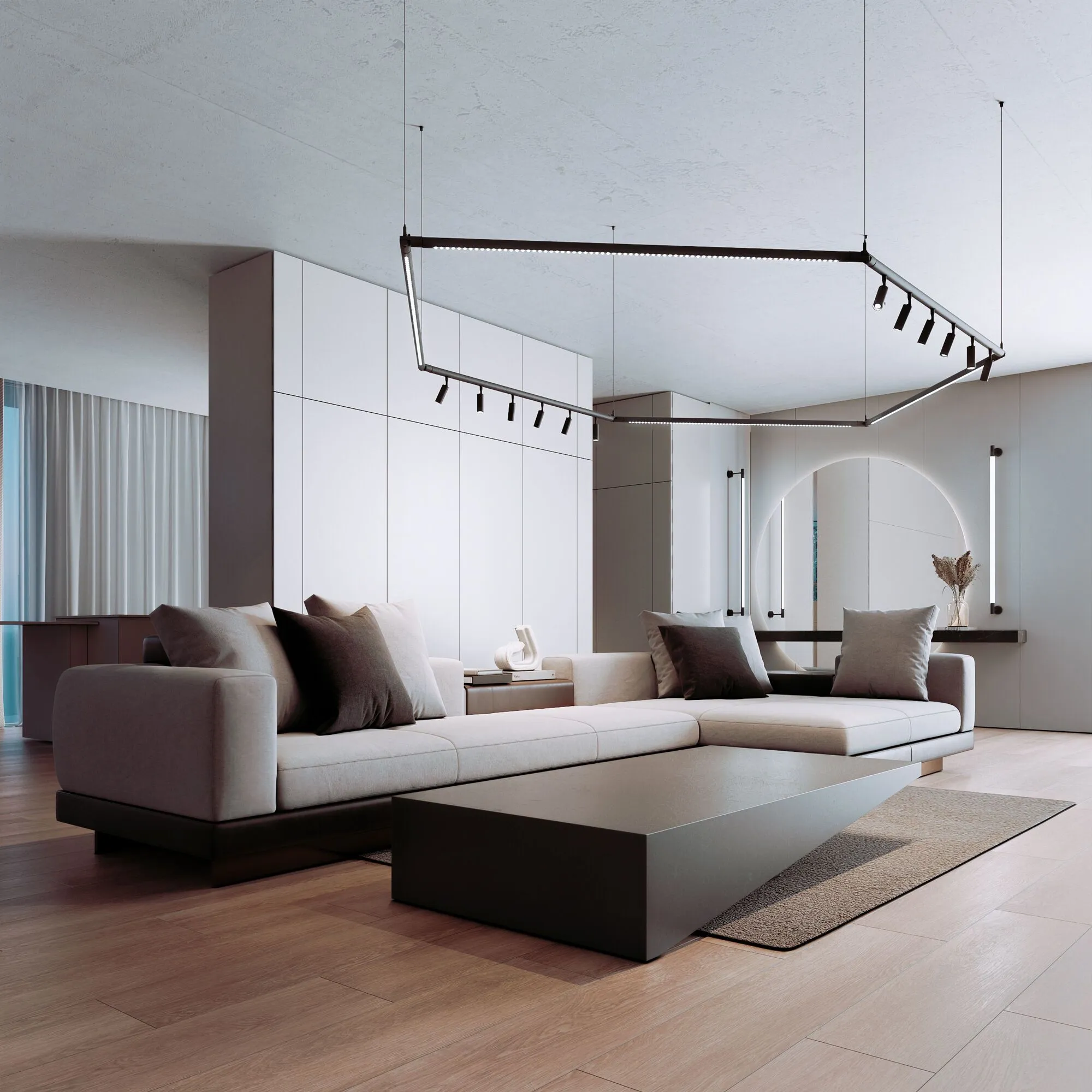 Module System Трековый светильник 24W 3000K (черный) 85174/01  - Фото 3