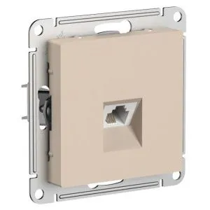 Розетка телефонная AtlasDesign RJ11 механизм песочн. SE ATN001281