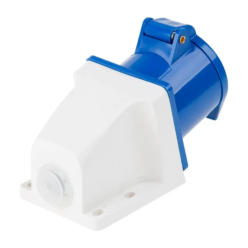 Розетка 123 стационарная 2Р+РЕ 32А 220В IP44 REXANT - Фото 3