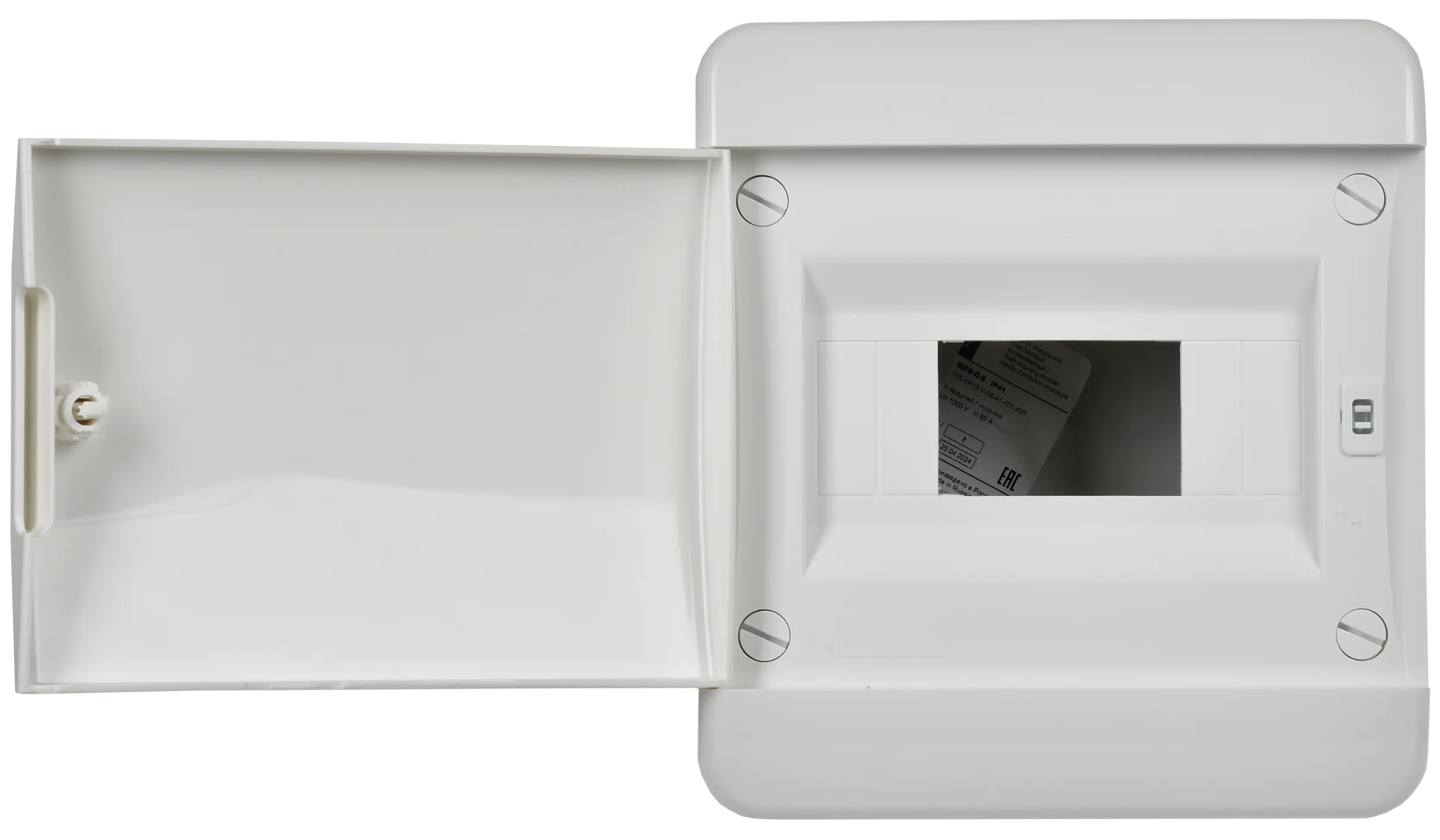 TEKFOR Корпус пластиковый ЩРВ-П-8 IP41 белая дверь IEK - Фото 3
