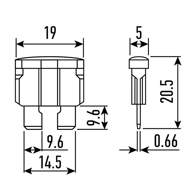 Набор автомобильных предохранителей Стандарт, в блистере REXANT - Фото 4
