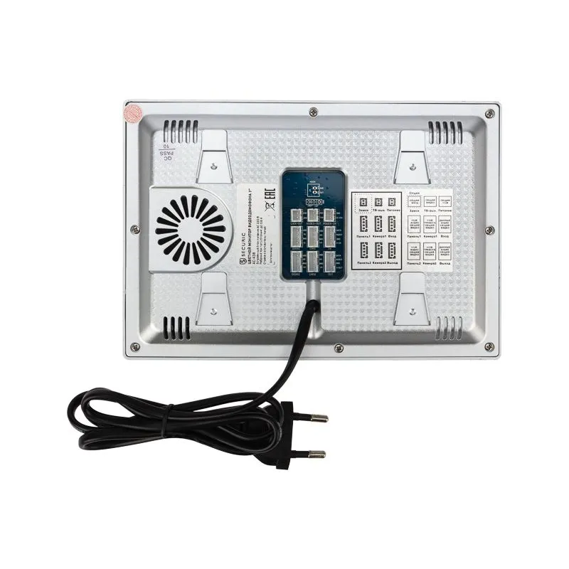 Цветной монитор  видеодомофона 7" формата AHD(1080P), с сенсорным экраном, детектором движения, функцией фото- и видеозаписи  (модель AC-438) - Фото 4