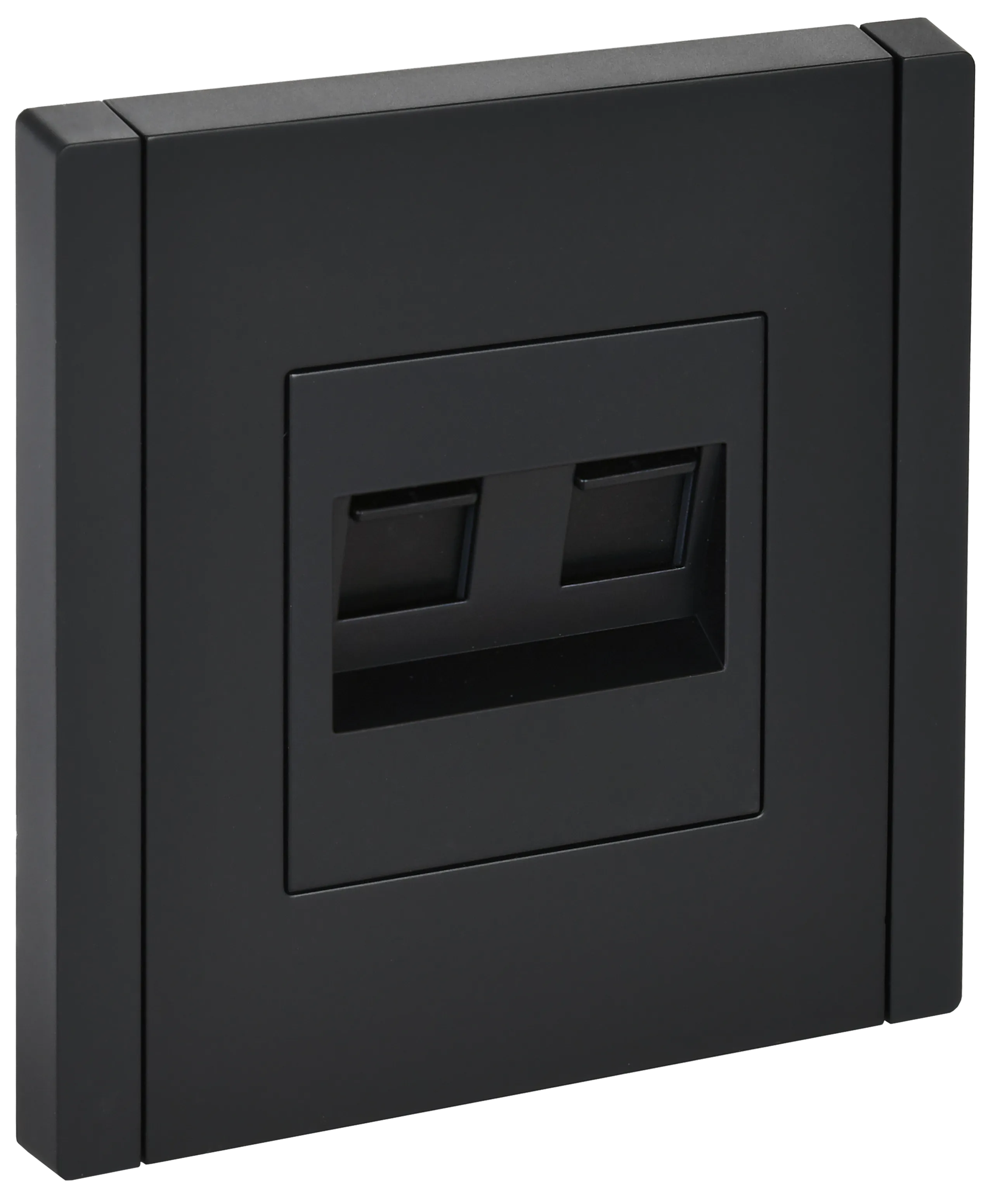 FORTE&PIANO Розетка компьютерная двойная RJ45 кат.6 FP134 черный IEK