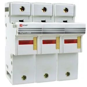 Предохранитель-разъединитель для ПВЦ 22x58 3P (с индик.) EKF - Фото 4