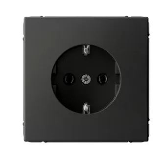 Розетка ArtGallery 16А с заземл. механизм базальт SE GAL001443