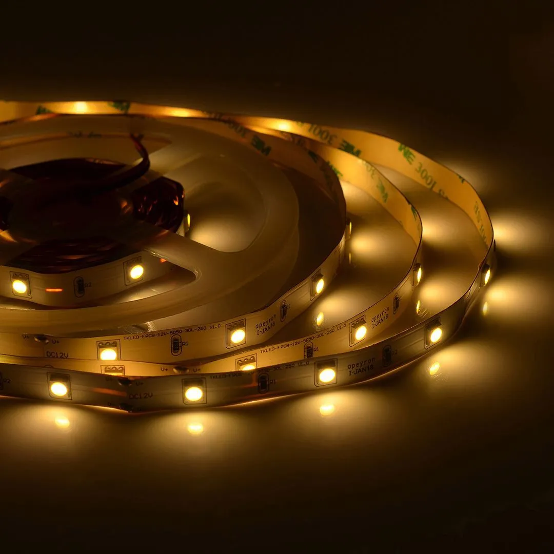 Лента светодиодная СТ smd5050 30д/м 12В 3000К IP20 5м Apeyron 00-37