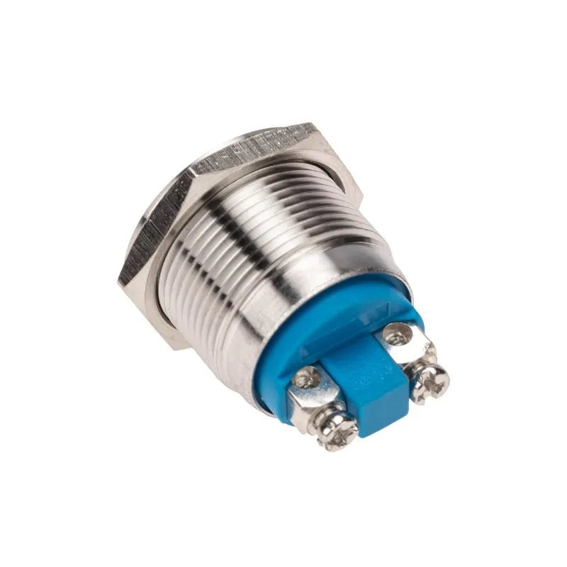 Кнопка антивандальная Ø19 Б/Фикс (2с винт) OFF-(ON) сфера (PBS-28В, A19-A2) REXANT - Фото 3