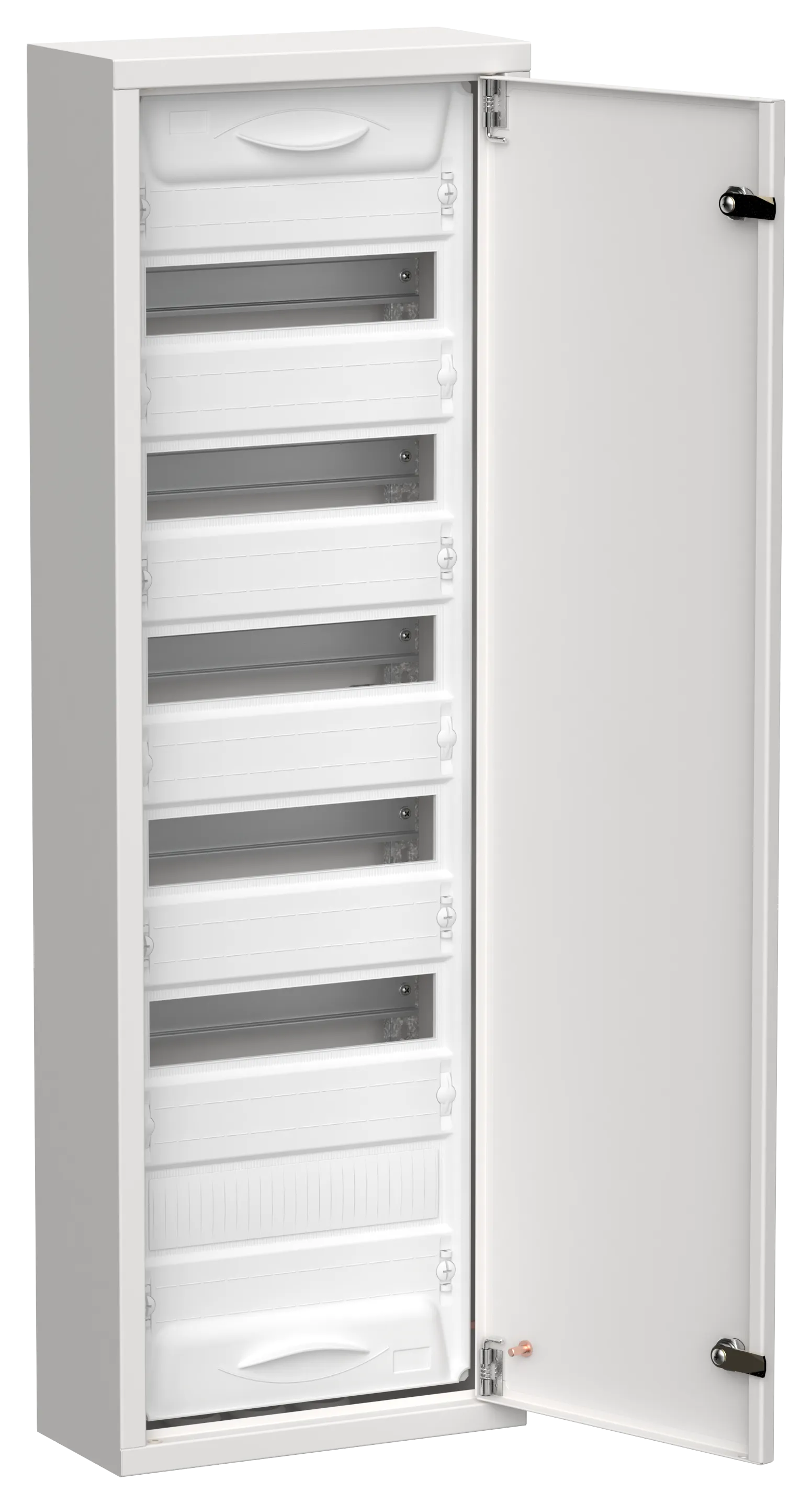 TITAN 5 Корпус металлический ЩРн-72 (1х72) 960х310х140мм IP31 белый (одна дверь) IEK TI5-50-N-072-31