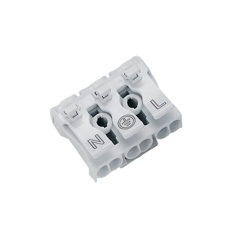 Клемма монтажная KSP3-L+N+PE белый 30х25х17мм 1/100/2500