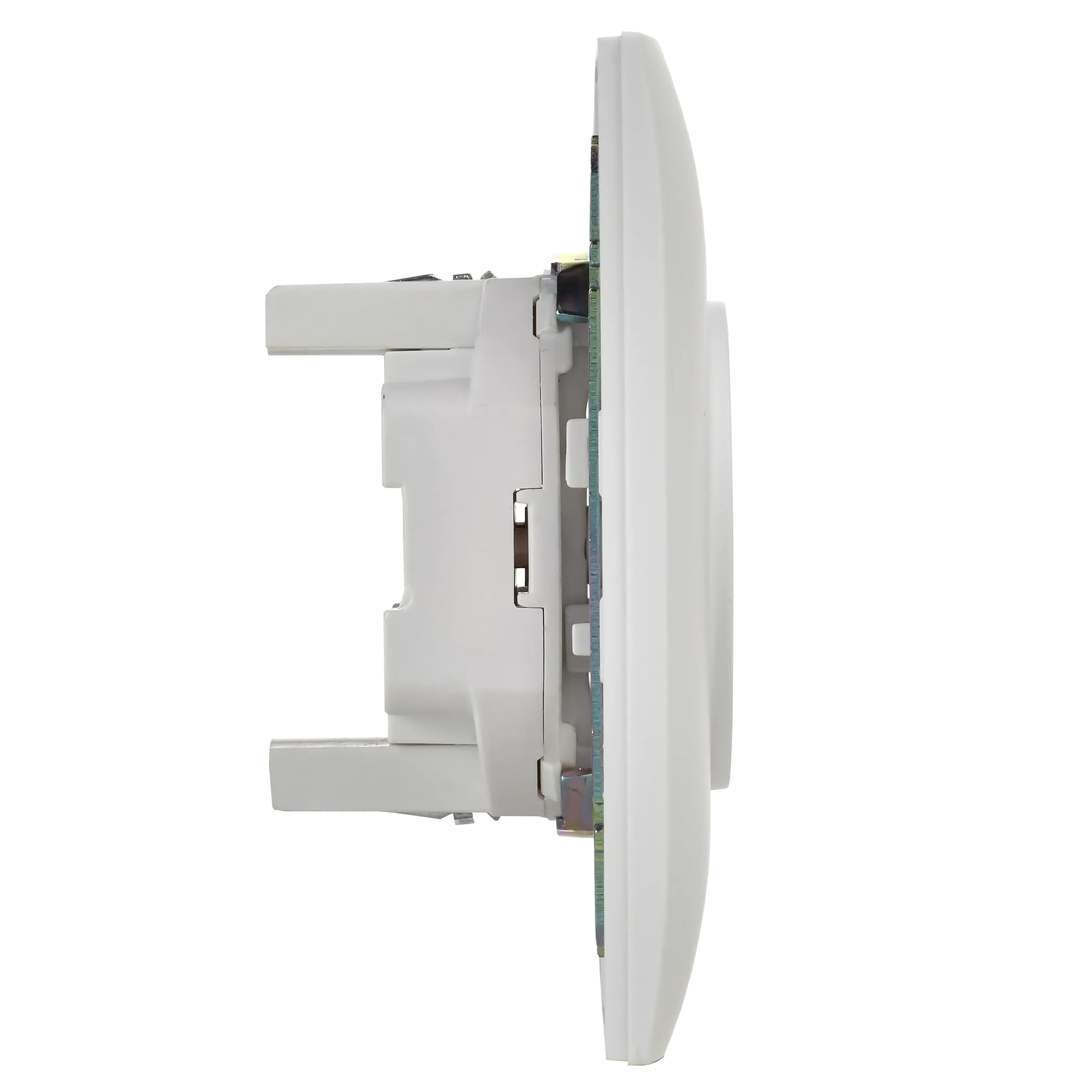 SKANDY Розетка 2-местная без заземления без защитных шторок 10А в сборе SK-R10W арктический белый IEK - Фото 4