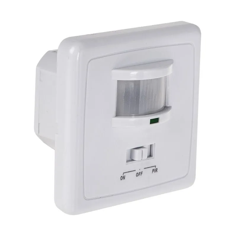 Датчик движения встраиваемый ДДВ 01, 160°, 300-1200 Вт, 3-2000 Лк, 9 м,10-420 сек. REXANT 11-9208