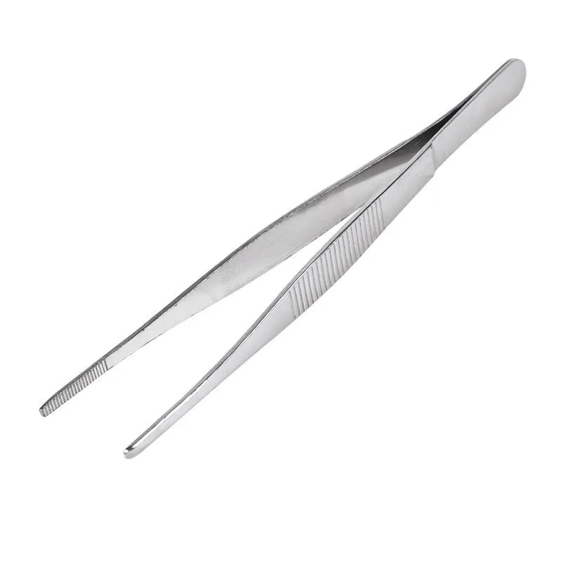Пинцет прямой, рифленый 160мм (блистер) REXANT 12-0366