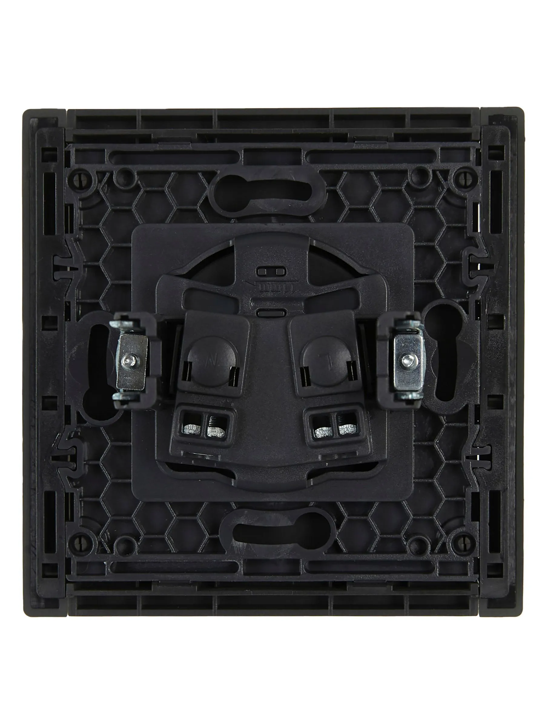 FORTE&PIANO Розетка 1-местная без заземления без защитных шторок винтовое крепление 10А FP318 серый IEK - Фото 6