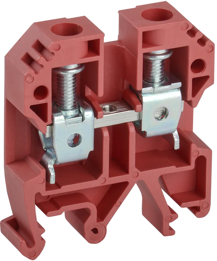 Клемма винтовая КВИ-10мм2 красная IEK